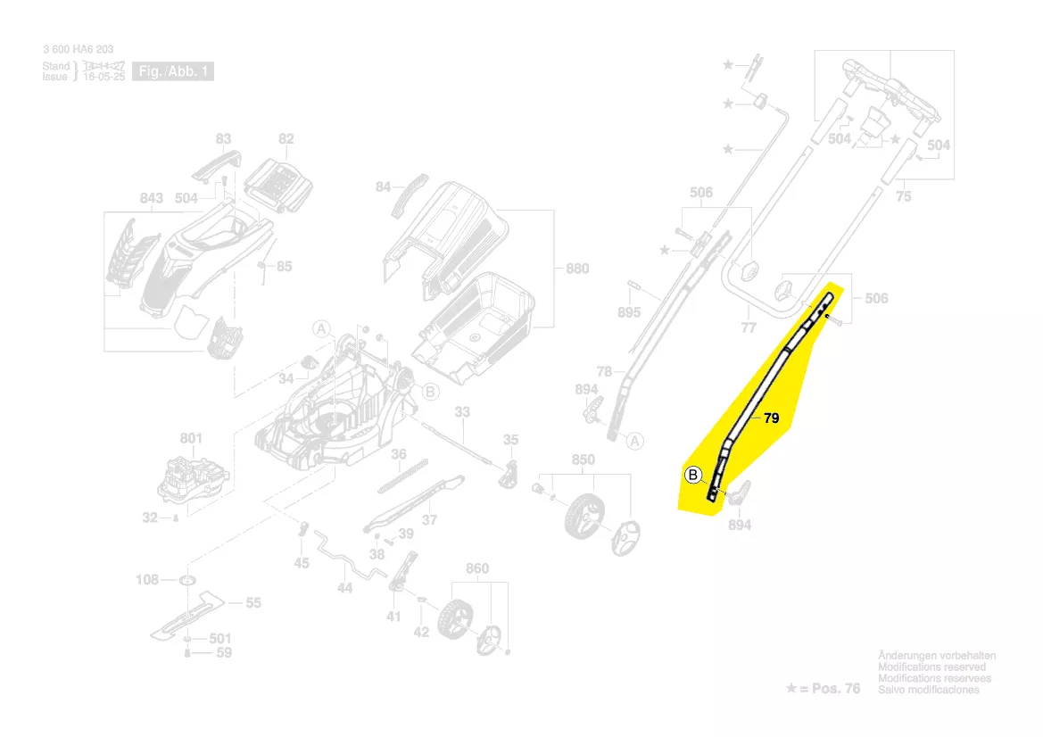 Porte guidon réf. F 016 F04 735 BOSCH